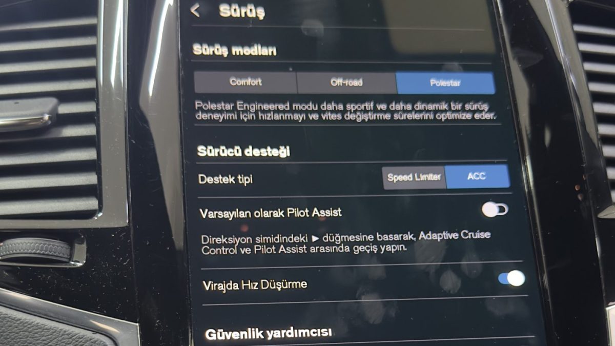 Volvo hız limiti kaldırma